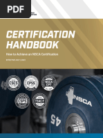 Nsca Certification Handbook