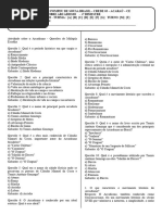 Exercicio Arcadismo