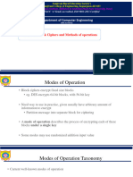 Lecture 4 - Block CIphers and Methods of Operations