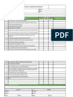 Check List CORTADORA DE PAVIMENTO