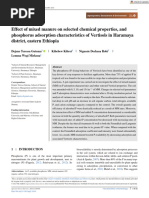 Agrosystems Geosci Env - 2023 - Gutema - Effect of Mixed Manure On Selected Chemical Properties and Phosphorus