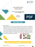 Impuesto de Bebidas Alcoholicas