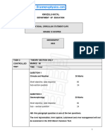 KZN Geography Grade 12 Scope 2023