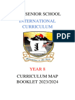 Year 8 2023-2024 Curriculum Mapping