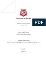 MeÌ Todos de InvestigacioÌ N CientiÌ Fica Parcial 1