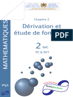 Dérivation Et Étude de Fonctions 2