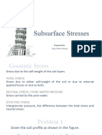 Subsurface Stresses