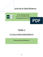 Evolución Demográfica + 3. Sociedad Estamental