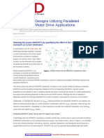 Infineon-High-Current Designs Utilizing Paralleled MOSFETs in Motor Drive Applications PSD Magazine 2021-Article-V01 00-En