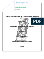 KZN LFSC Grade 10 Step Ahead Learner Support Document 2023