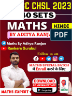 SSC CHSL 2023 Pre Maths (Hin) - 40 Sets