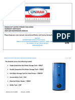 Unmak Storage Tank User Manual (A5) - EN