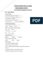 1011202222101PM-Class 5 Revision Worksheet For First Term Examination - Maths