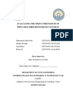 3D Printable Fiber Concrete FINAL THESIS
