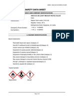 Nax Eco 2K Metal Filler - MSDS