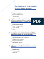 Radiografía Cuestionario de 50 Preguntas