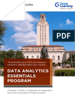 Data Analytics Essentials Online Course