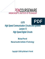 High Speed Digital Circuits