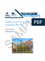 Building and Timber Pest Inspection Report