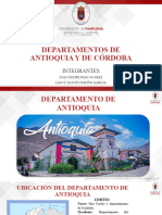 Antioquia y Córdoba