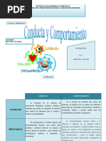 Cuadro Comparativo de Conducta y Comportamiento