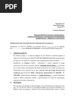 Oposición A La Liquidación de Pensiones