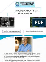 Enfoque Conductista Albert Bandura