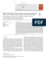 15.E Ects of Gasoline and Iso-Butanol Addition On Combustion and Pollutant