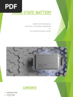 Solid-State Battery: Submitted By:Pragildas CK Electrical & Electronics Engineering S5 JDT Islam Polytechnic College