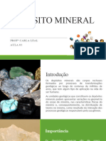 AULA 4 Origem e Classificação de Depósitos Minerais