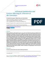 Evaluation of Patient Satisfaction and Factors Aff