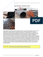 Large Diameter Seamless Pipe