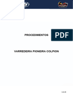 Procedimentos Varredeira