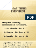 Logarithmic Functions