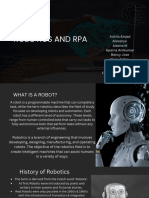 Robotics and Rpa