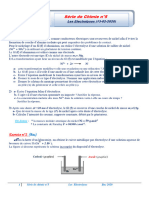 1-Série 5 Chimie Electrolyse