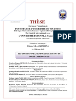 Droits Fondamentaux de L'enfant en Droit Camerounais