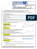 TD N1 Theoreme de Thales