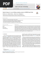 Optical Design of A New Folding Scanning System in MEMS-based Lidar