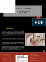 SESION 6 El Teatro en La Republica - ROMANTICISMO