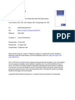 Combined Root Canal Therapies in Multirooted Teeth WithPulpal Disease