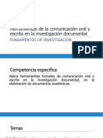 Herramientas de La Comunicación Oral y Escrita en