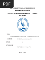 Procedimiento Ante La Junta de Resolucion de Disputa