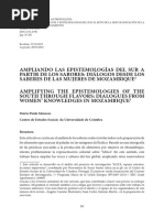 Meneses, M P. (2016) - Ampliando Las Epistemologías Del Sur A Través de Los Sabores. Mujeres Mozambique