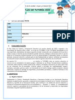 6°-Plan de Tutoría-6to Grado