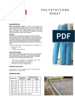 Polyethylene Sheet