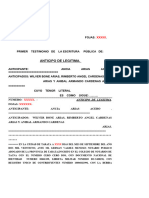 Esc. Pub .-2021 . - Anticipo Leg. Ancia Arias Acero A Favor de Sus Hijos.