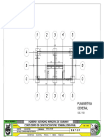 Planimetria General: Const - Centro de Capacitacion Tupac Sombral (Obra Fina) Gobierno Autonomo Municipal de Caranavi