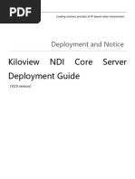 Kiloview NDI Core Server Deployment Guide V2