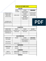 Diagrama 28 29 30 31 de Oct 2023